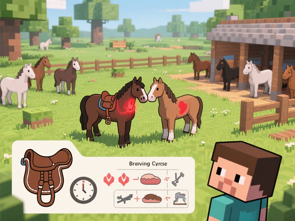 How to Breed Horses in Minecraft: A Complete Guide 2024
