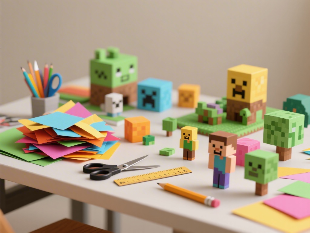 7 Easy Steps to Build Paper Minecraft Masterpieces