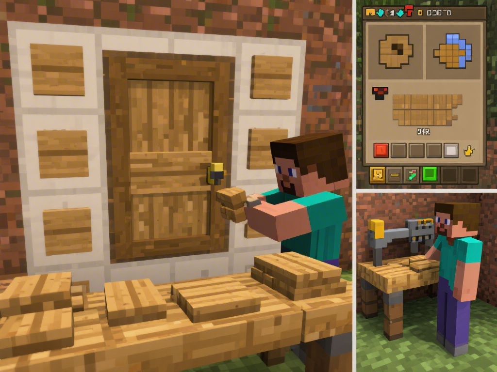 How to Make a Door in Minecraft: A Step-by-Step Guide