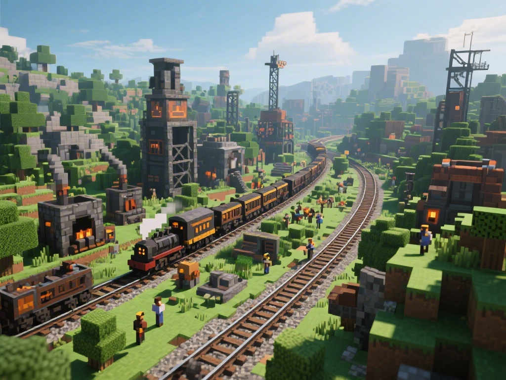 How to Make a Railroad in Minecraft: Step-by-Step Guide