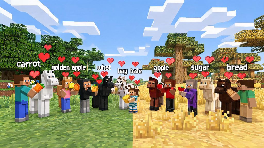 What Do Horses Eat in Minecraft? 2026 Complete Feeding & Taming Guide