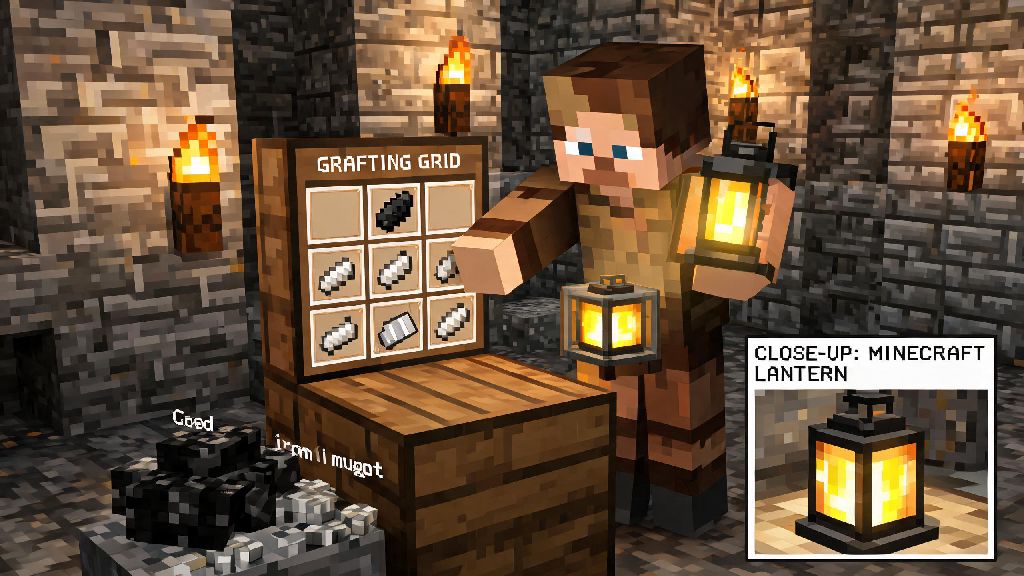 How to Craft a Lantern in Minecraft: Easy Step-by-Step Guide for New & Pro Players