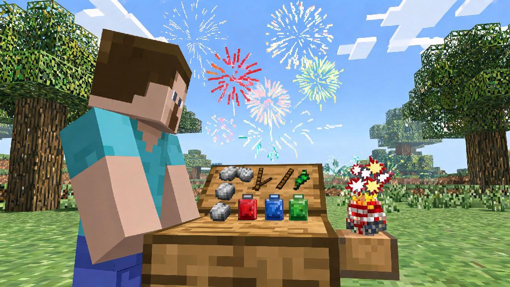 How to Craft Fireworks in Minecraft: Easy Step-by-Step Guide for All Players