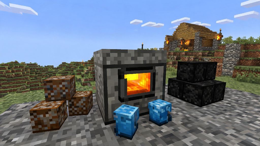 How to Make a Blast Furnace in Minecraft: Easy Survival Build Guide