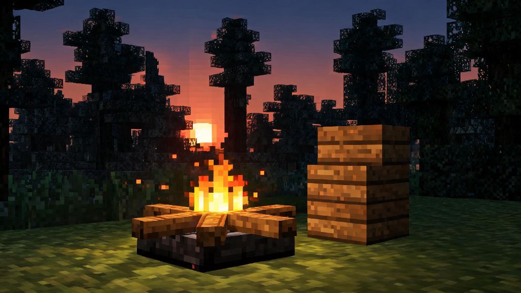 How to Make a Campfire in Minecraft: Easy Step-by-Step Guide for All Game Modes
