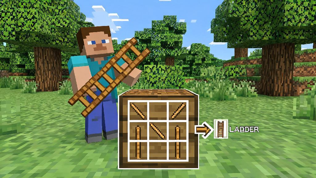 How to Make a Ladder in Minecraft: Easy Step-by-Step Guide for All Players