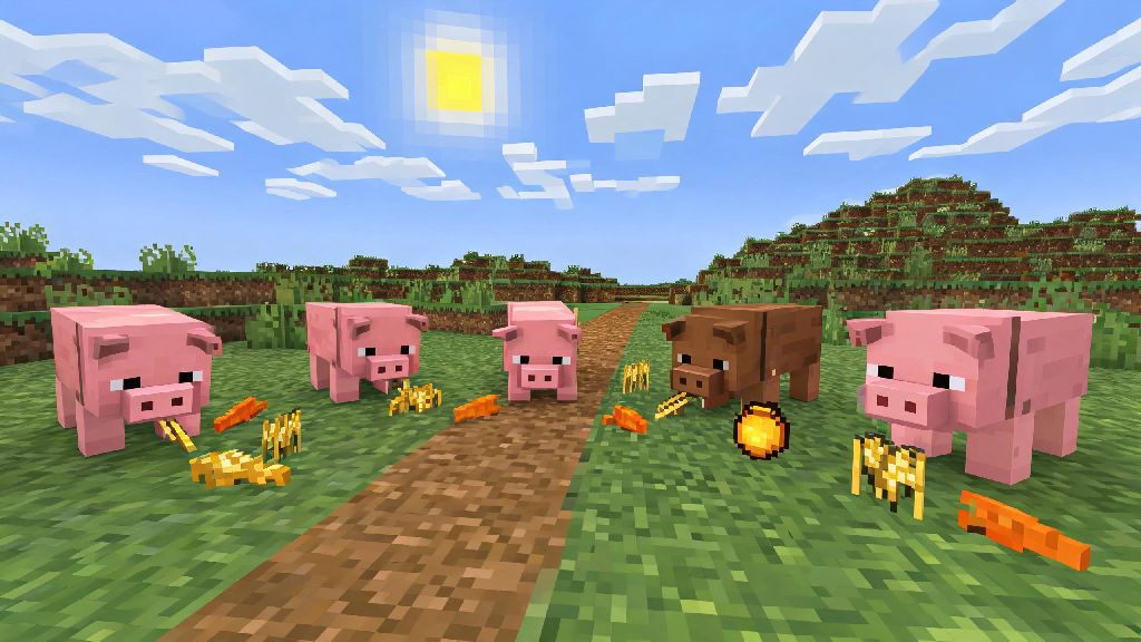 What Do Pigs Eat in Minecraft? Full Guide to Taming, Breeding & Rewards