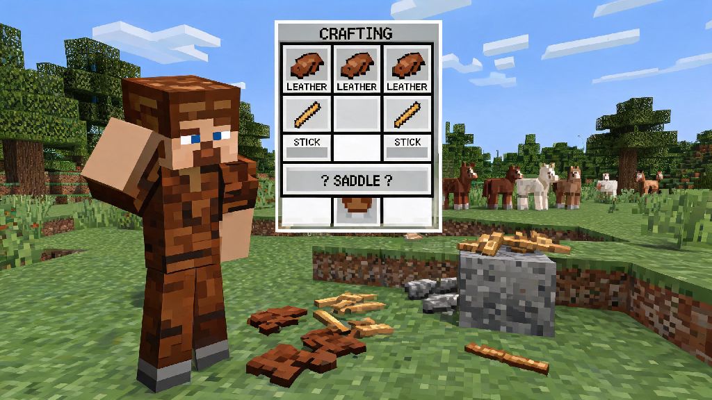 Can You Make a Saddle in Minecraft? Easy Guide to Find & Use This Rare Item
