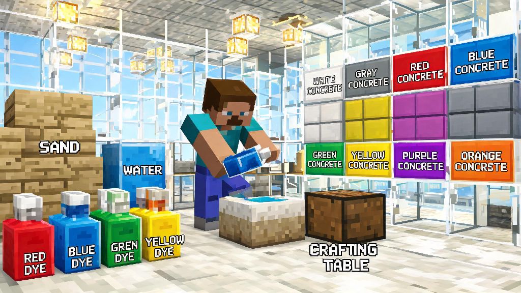How Do You Make Concrete in Minecraft? Easy Step-by-Step Guide for Beginners