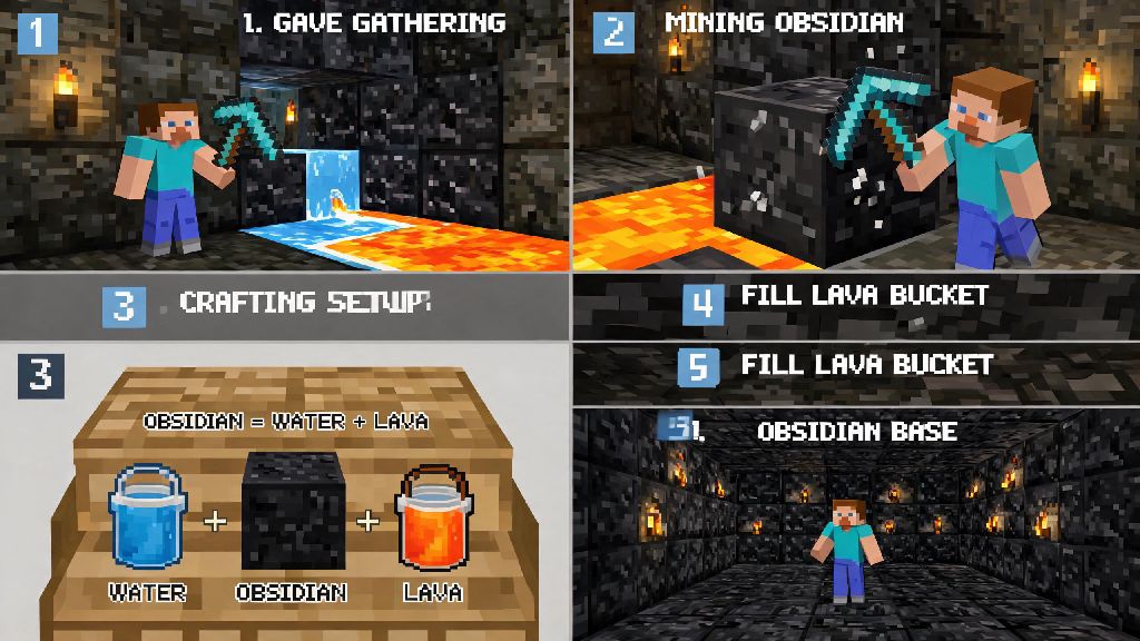How Do You Make Obsidian in Minecraft: Easy Step-by-Step Guide