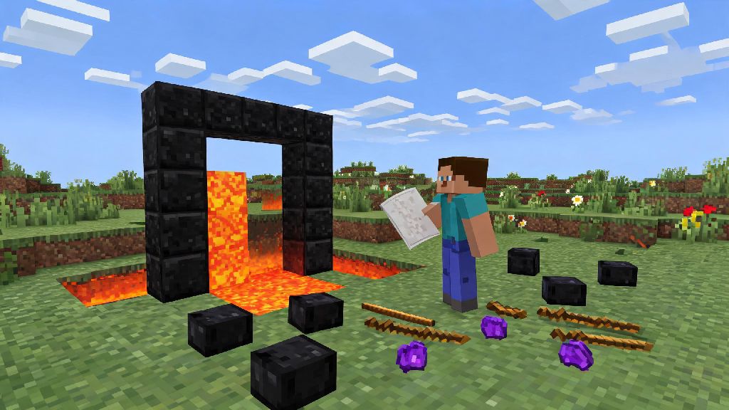 How Do You Make the Portal in Minecraft: Easy Step-by-Step Guide for All Players