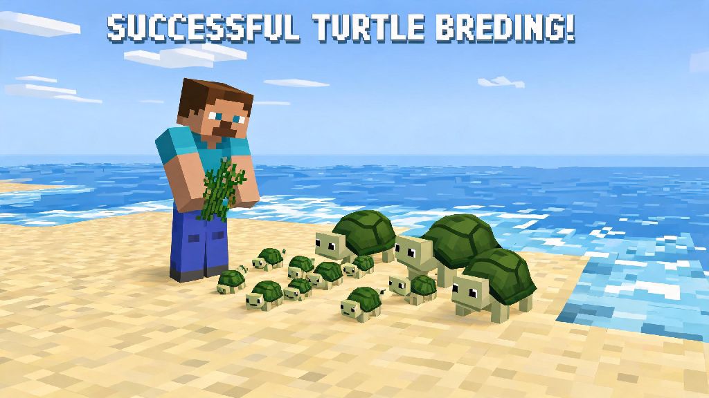 How to Breed Turtles in Minecraft: Easy Step-by-Step Guide for All Players