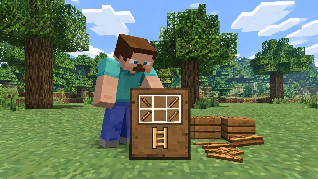 Easy Guide: How to Craft a Ladder on Minecraft for Survival & Creative Builds