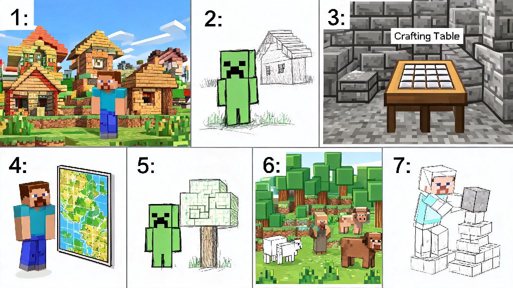 How to Draw Minecraft: Easy Step-by-Step Guide for Beginners