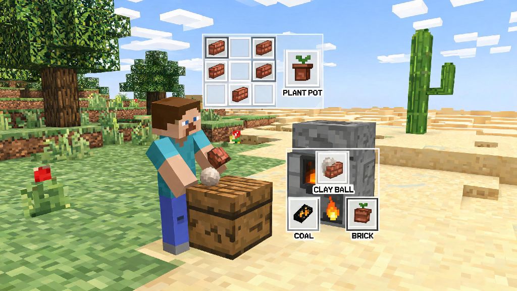 How to Make a Plant Pot on Minecraft: Simple Step-by-Step Guide for New Players