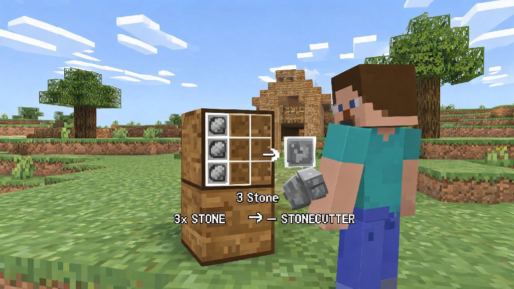 Easy Guide: How to Make a Stonecutter in Minecraft PC for Beginners