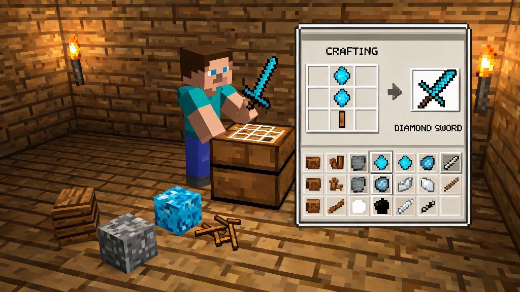 How to Make a Sword in Minecraft: Easy Step-by-Step Guide for All Players