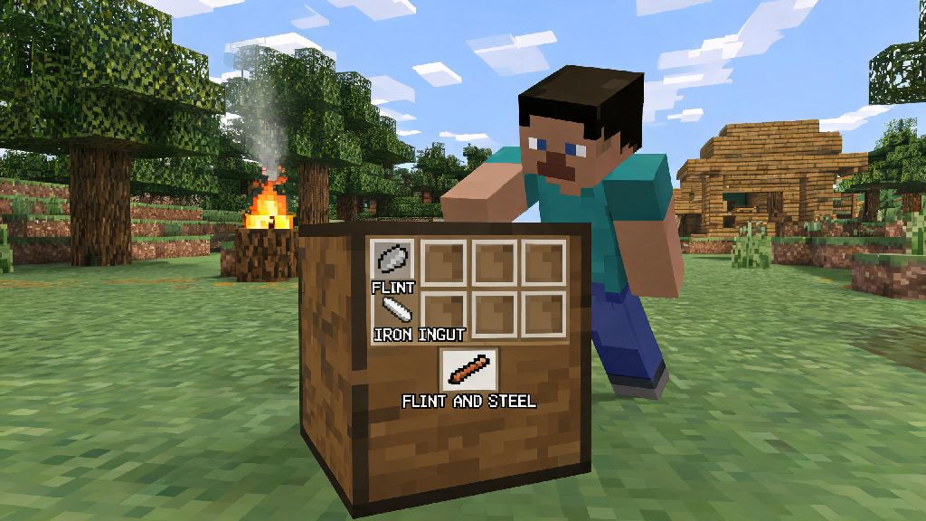 Easy Guide: How to Make Flint and Steel in Minecraft for Survival