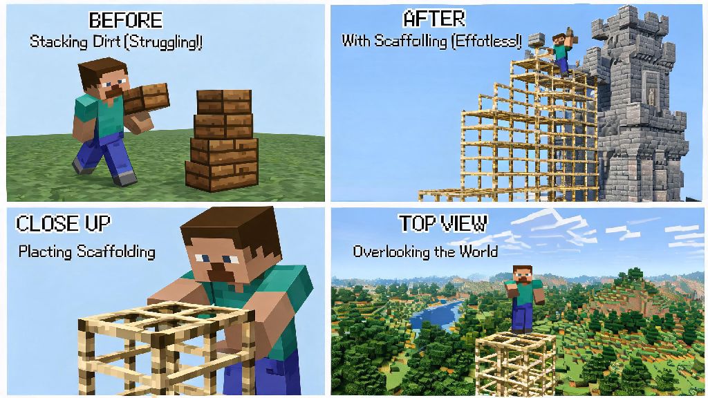 How to Make Scaffolding in Minecraft: Easy Step-by-Step Guide